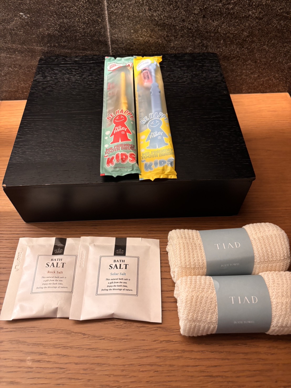TIADの客室アメニティ